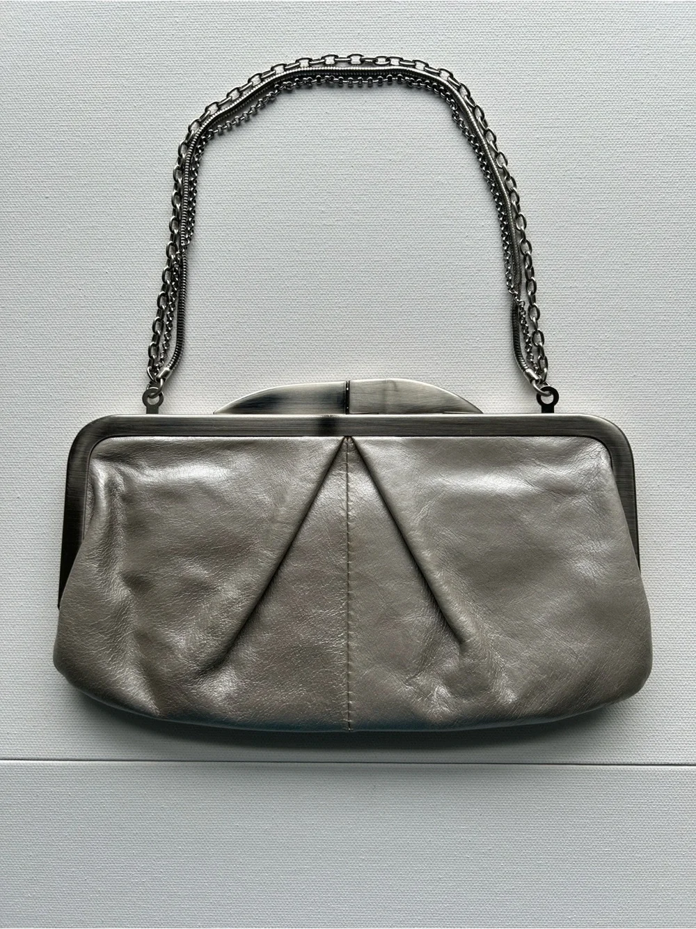 HOBO International Hayward Clutch in Silver